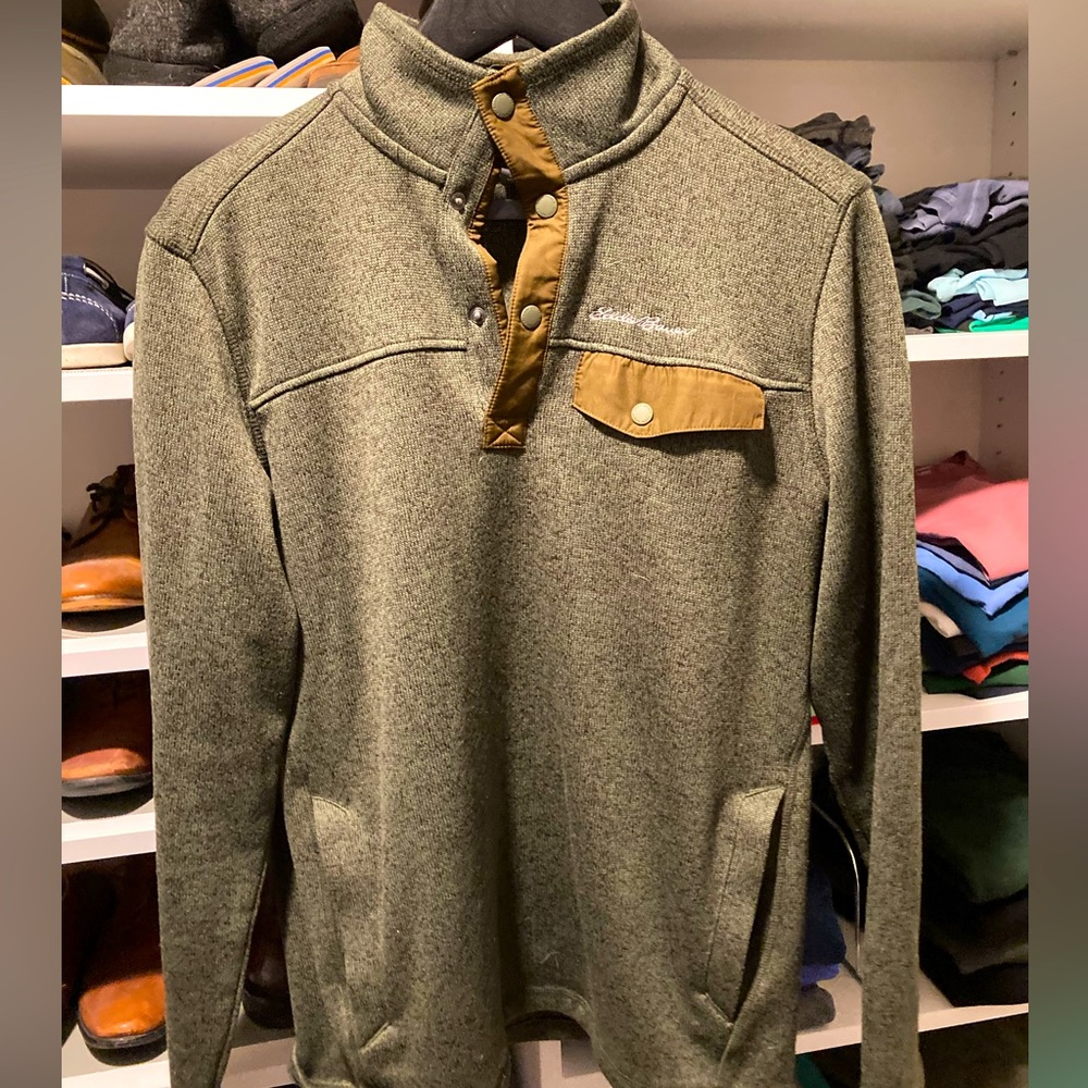 Eddie Bauer Fleece Pullover, Medium